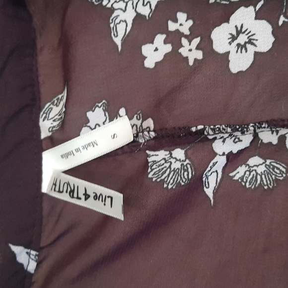 Live 4 Truth Plum Floral Sheer Midi Cardigan - Picture 2 of 6